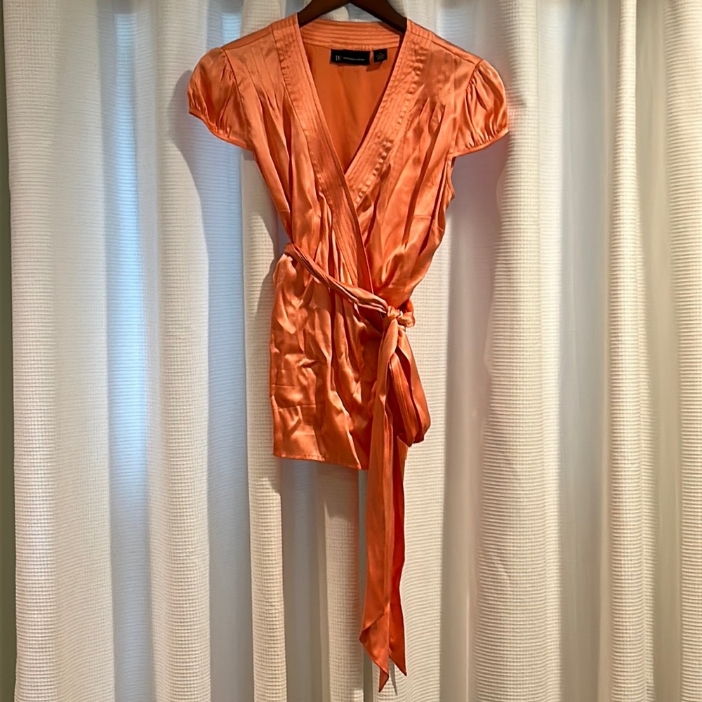 I.N.C. Silk Tie-around Blouse